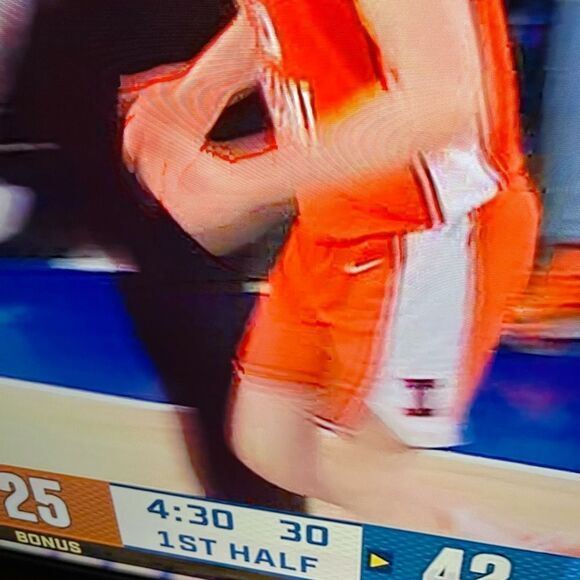 Nike Fighting Illini Illinois Pro Style Basketball Shorts Champaign Urbana REAL - Picture 7 of 8